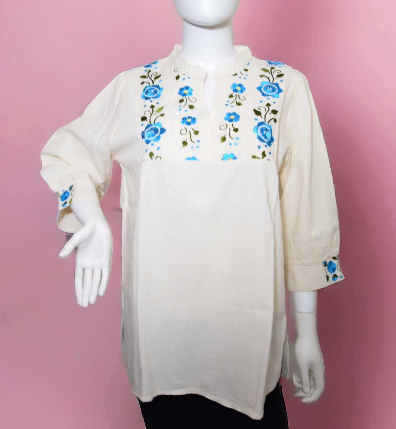Blue Blouse Fiesta Flor
