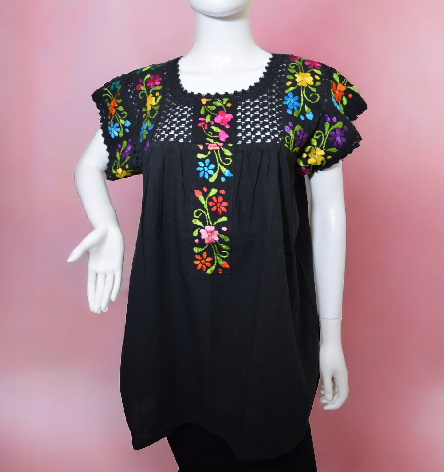 Black Blouse flowers
