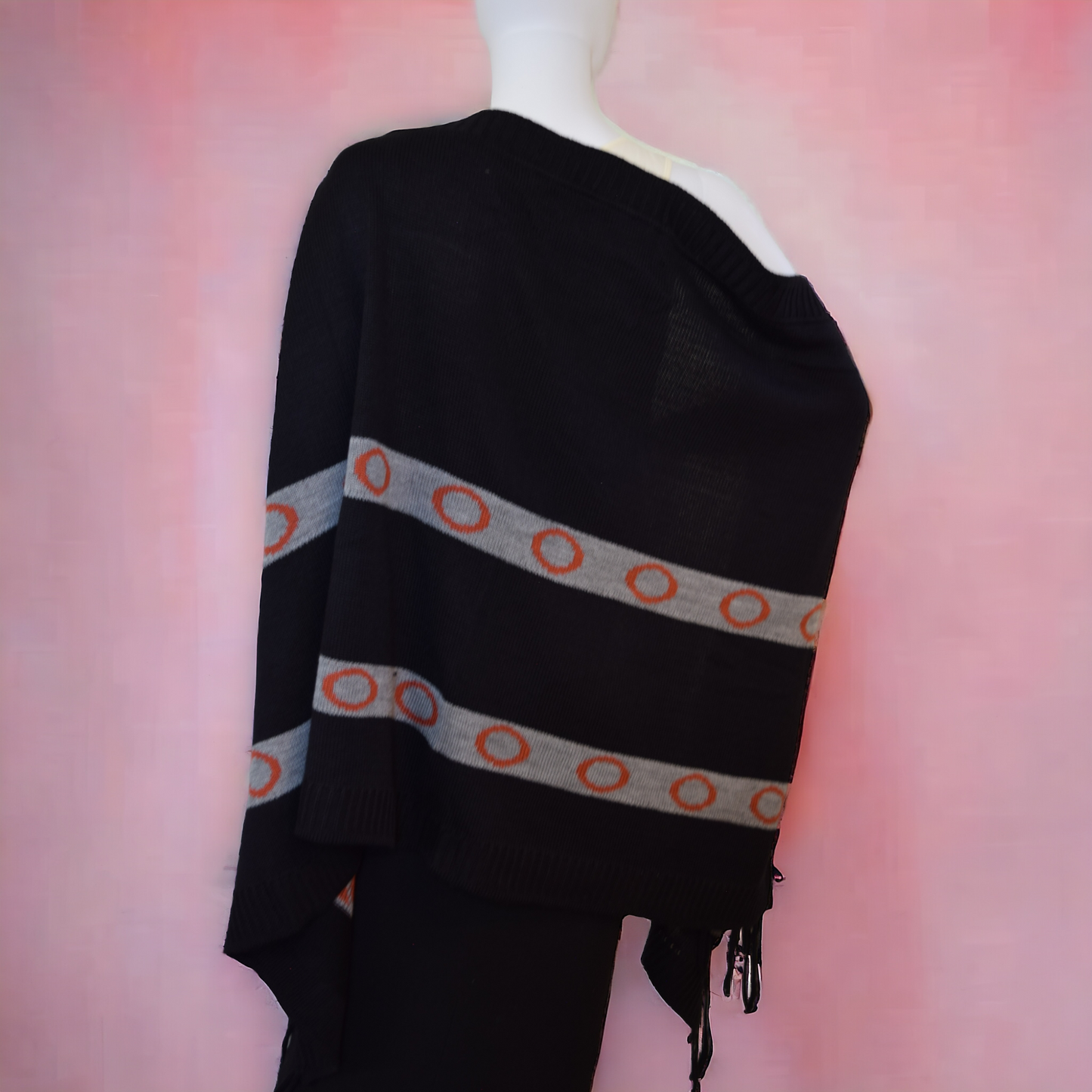 Wrap, shawl with sleeves