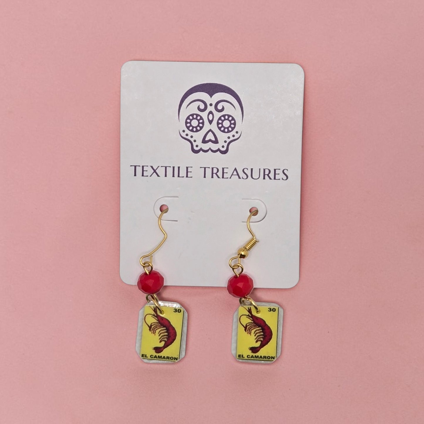 El Camarón Lotería Earrings