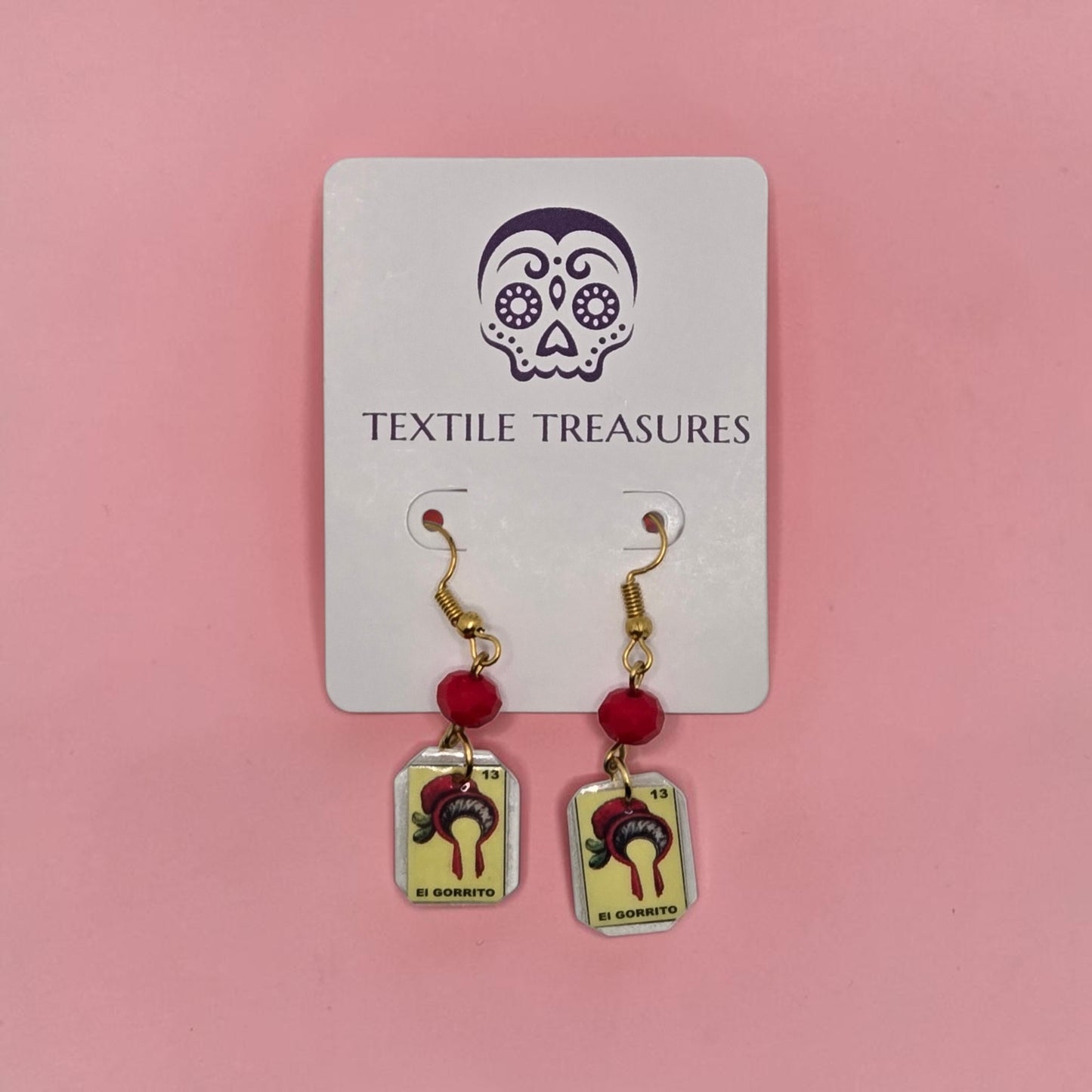 El Gorrito Lotería Earrings