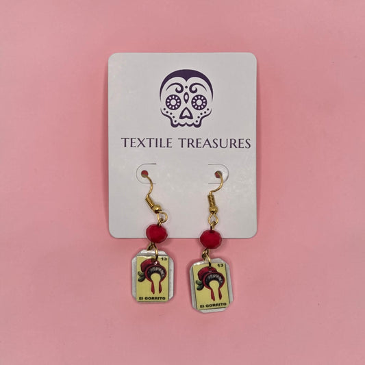 El Gorrito Lotería Earrings