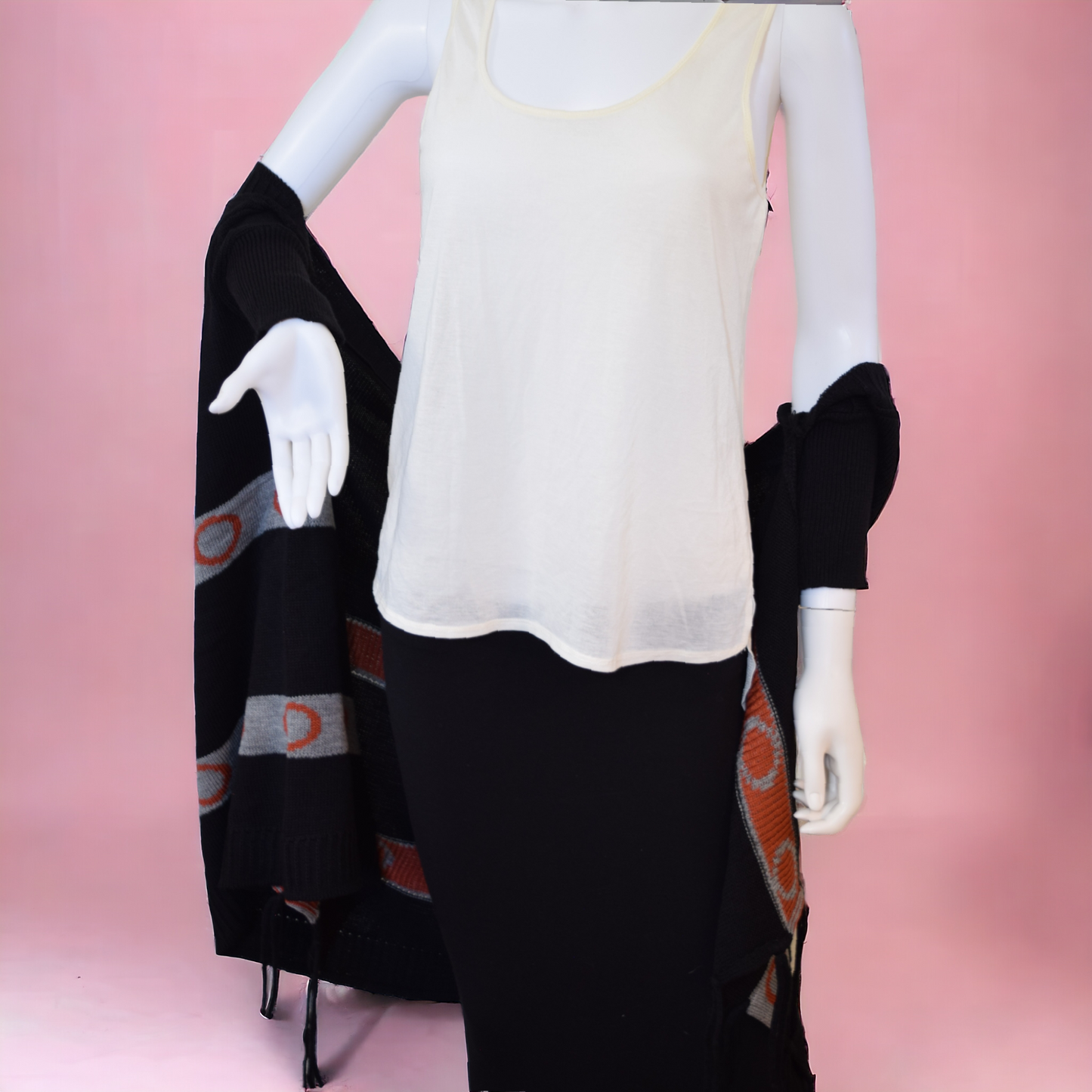 Wrap, shawl with sleeves
